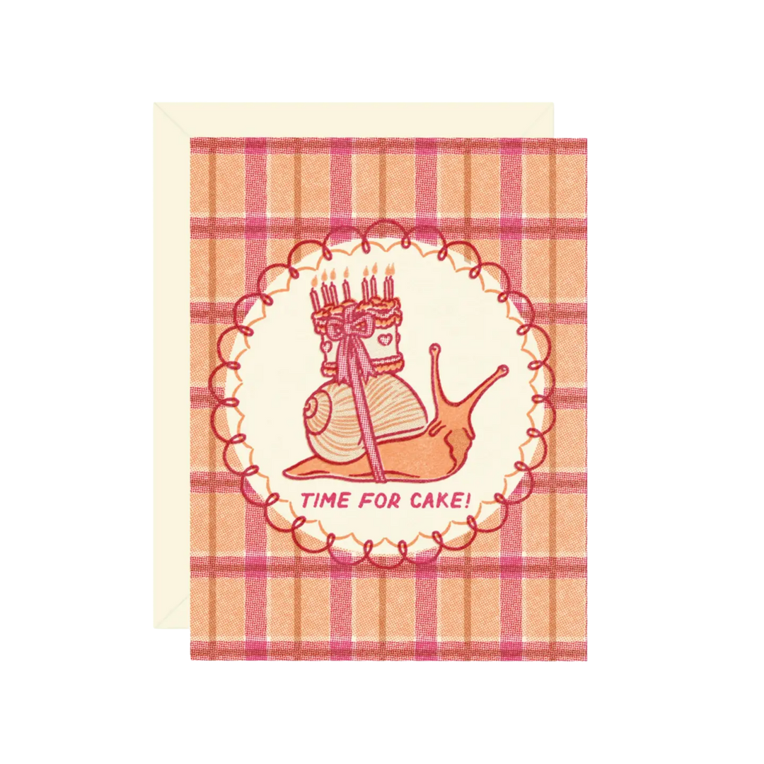 Time For Cake Birthday Card