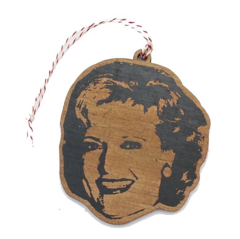 Betty White Ornament