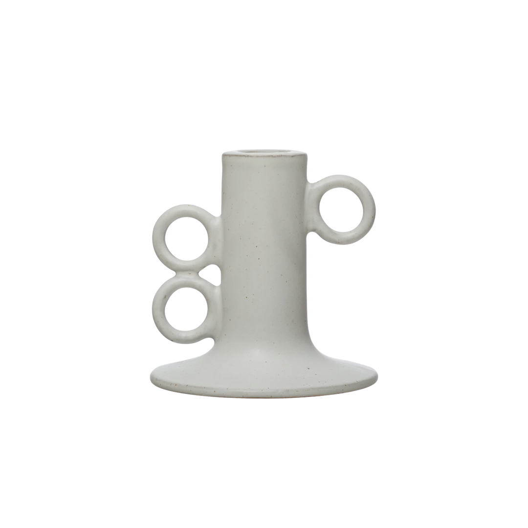 Stoneware Taper Holder