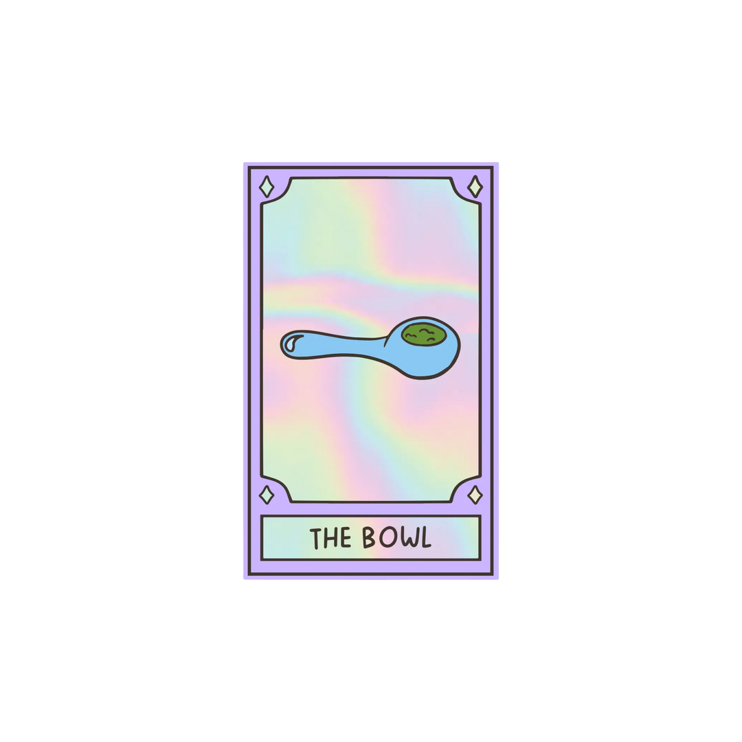 The Bowl – Weed Tarot Vinyl Sticker