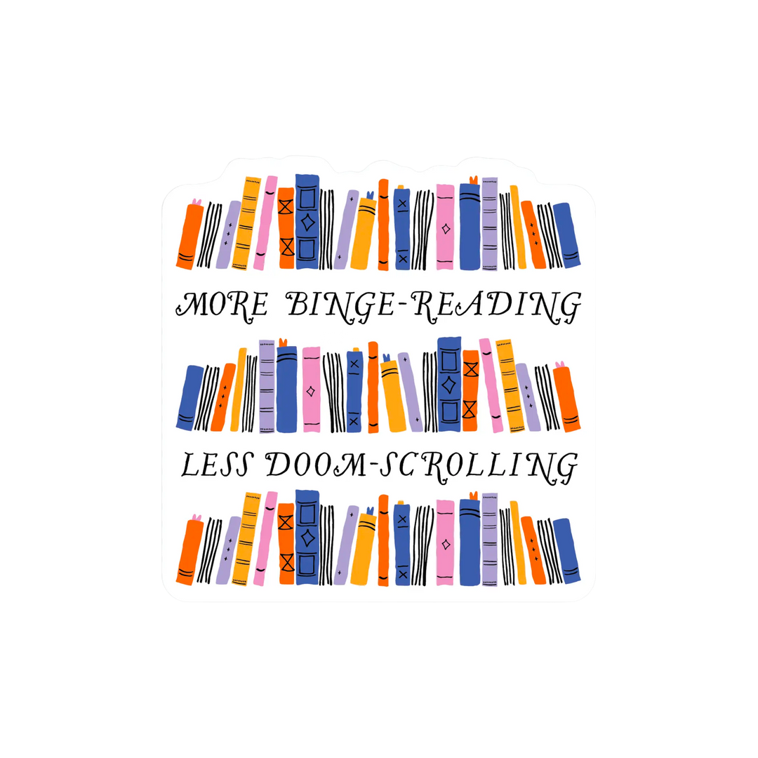 Binge Reading Sticker