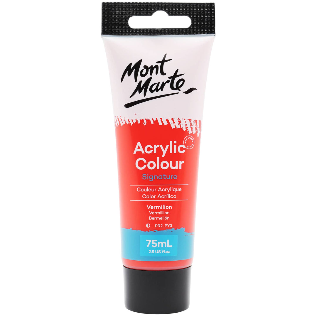 Acrylic Color Paint Signature 75ml (2.54oz): Brilliant Red