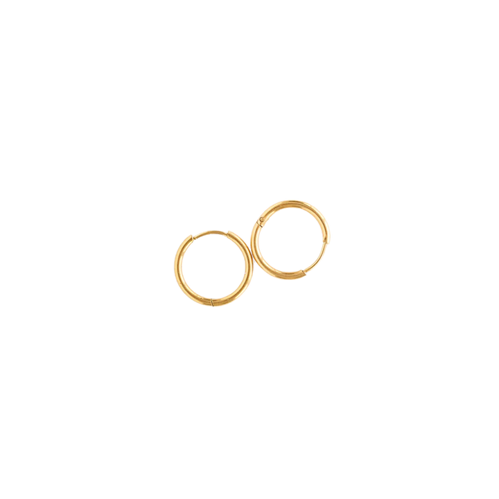 Endless Hoop Thin Gold