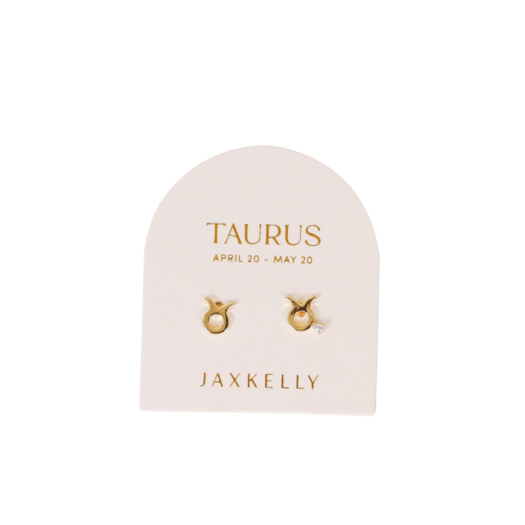 Zodiac Gold Earrings