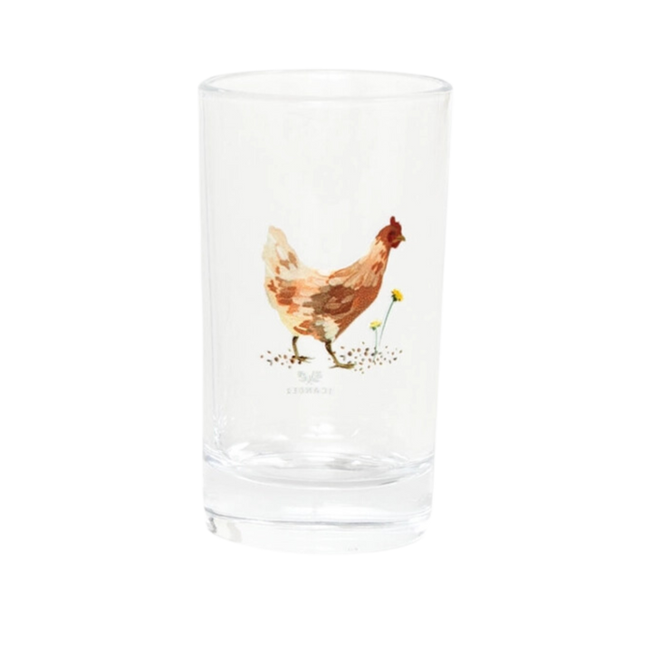 Chickens Mini Juice Glass