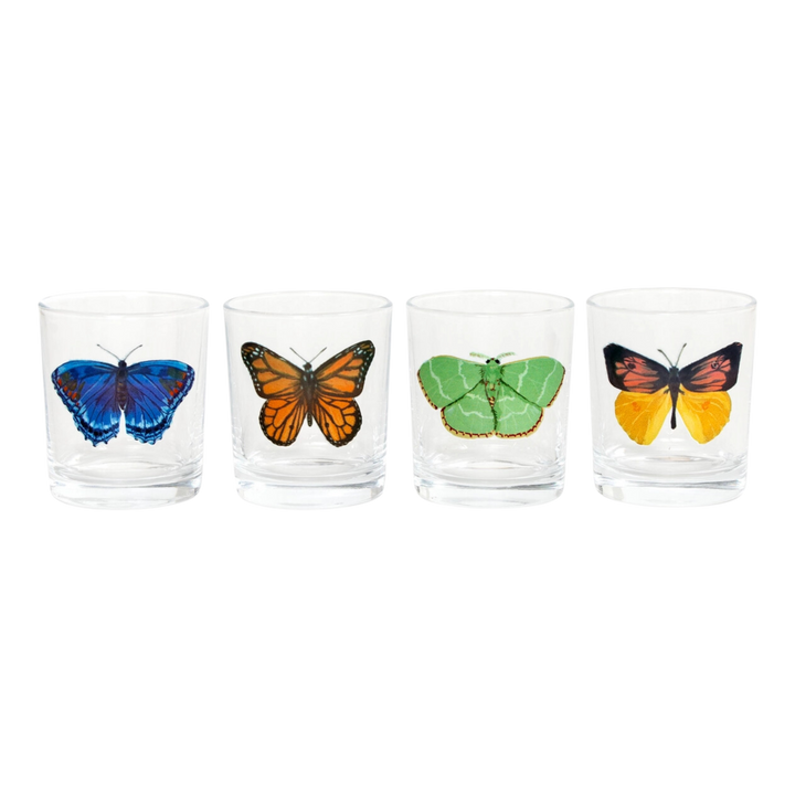 Butterfly Short Juice Glass