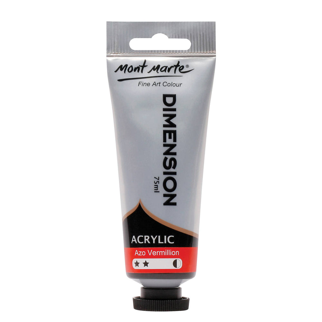 Dimension Acrylic Premium 75ml (2.5 US fl. oz.) Tube: Lamp Black