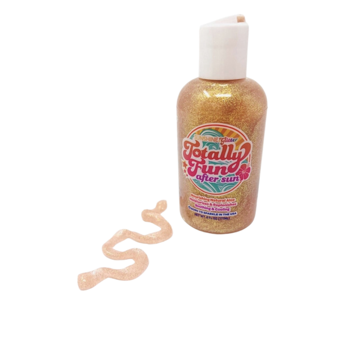 Totally Fun After Sun Glitter Aloe Body Gel 6 oz