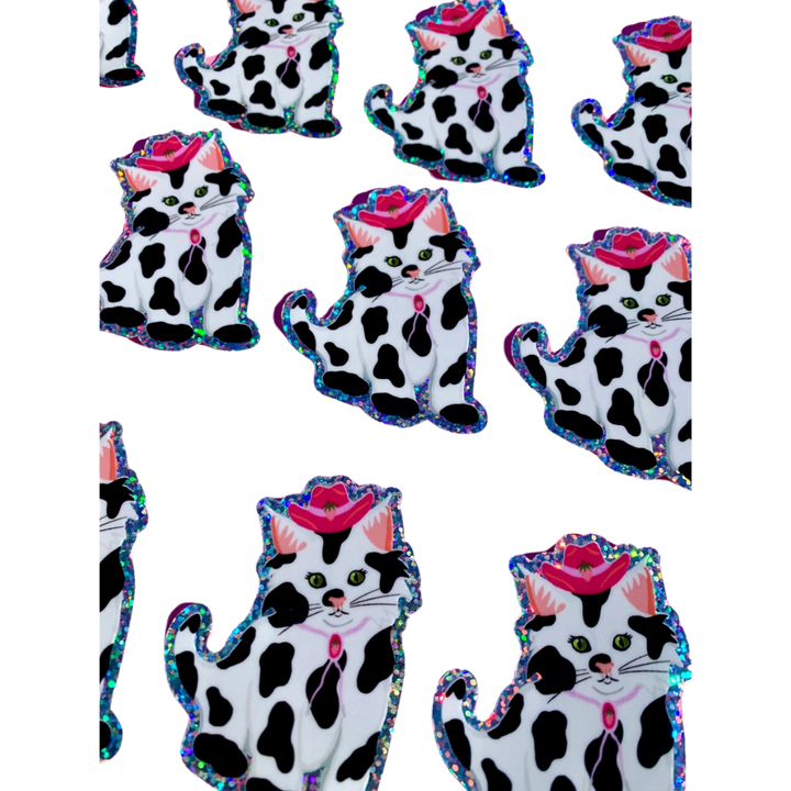 Cowgirl Kitty Sticker