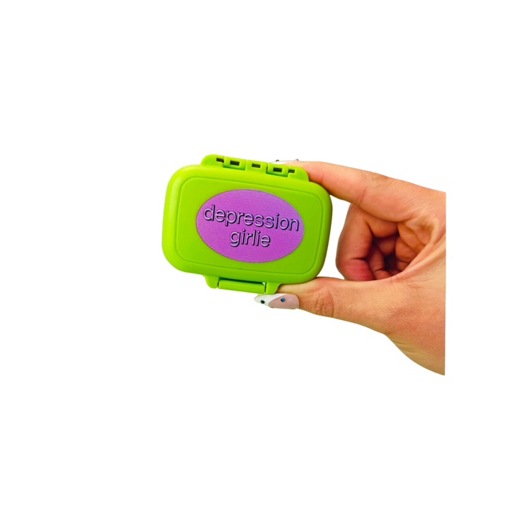 Depression Girlie Pill Case