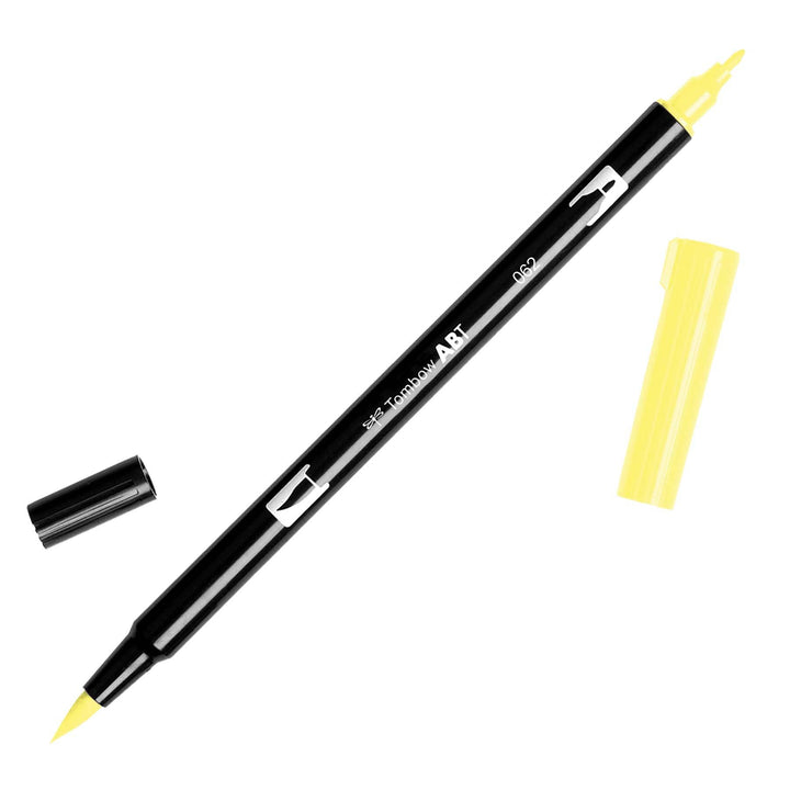 Dual Brush Pen Art Markers - 062 Pale Yellow