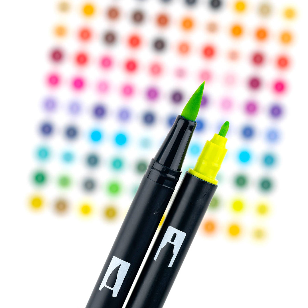 Dual Brush Pen,Watercolor Favorites,10-Pack +Free Fudenosuke