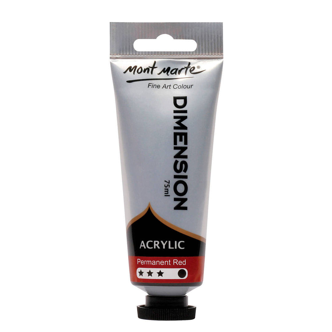 Dimension Acrylic Premium 75ml (2.5 US fl. oz.) Tube: Carmine