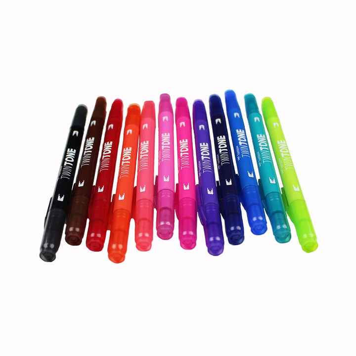 TwinTone Marker Set: Bright - 12-Pack