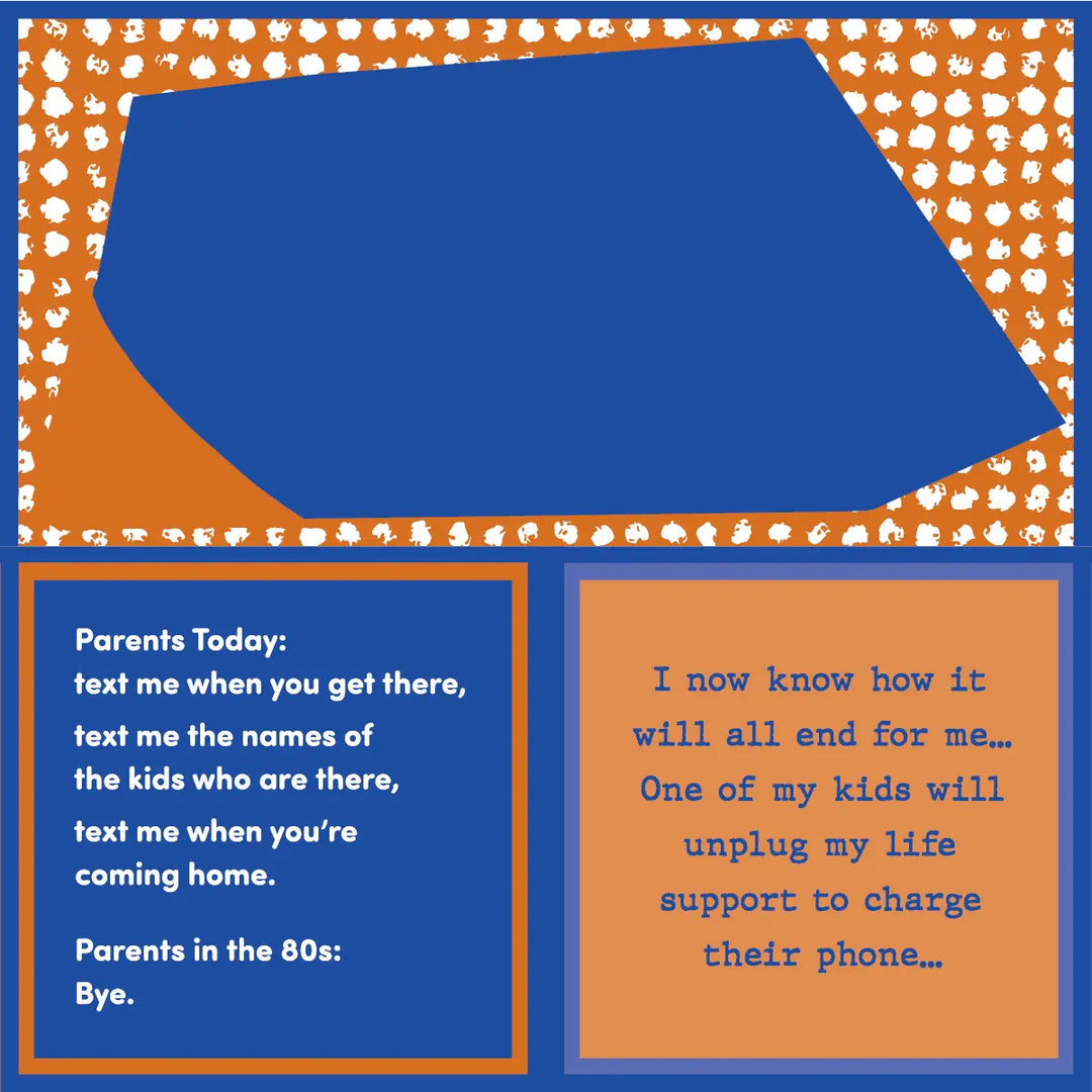 Unplug Phone Double Sided Cocktail Napkin