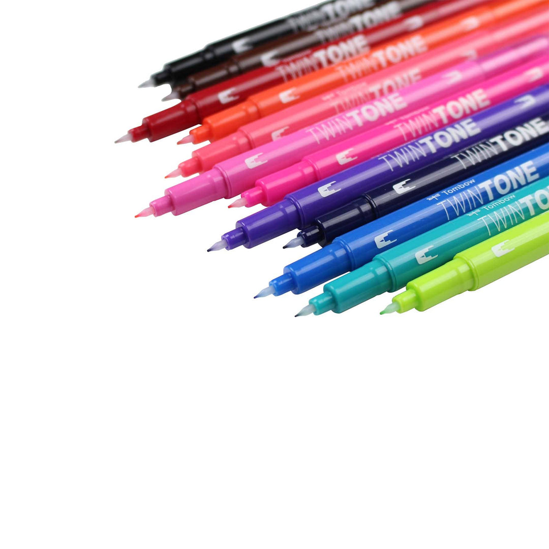 TwinTone Marker Set: Bright - 12-Pack