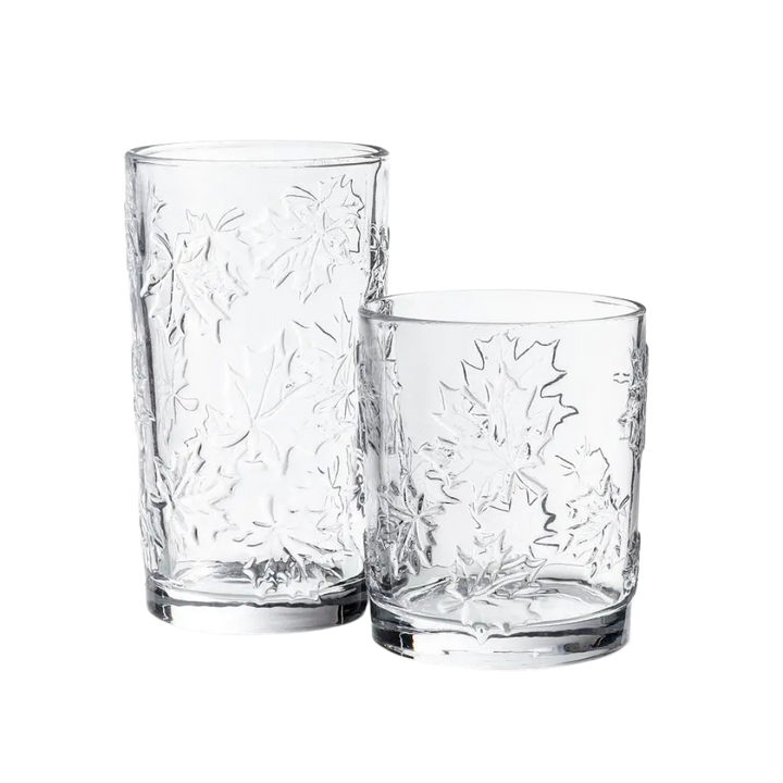 Maple Leaf Drinking Glass