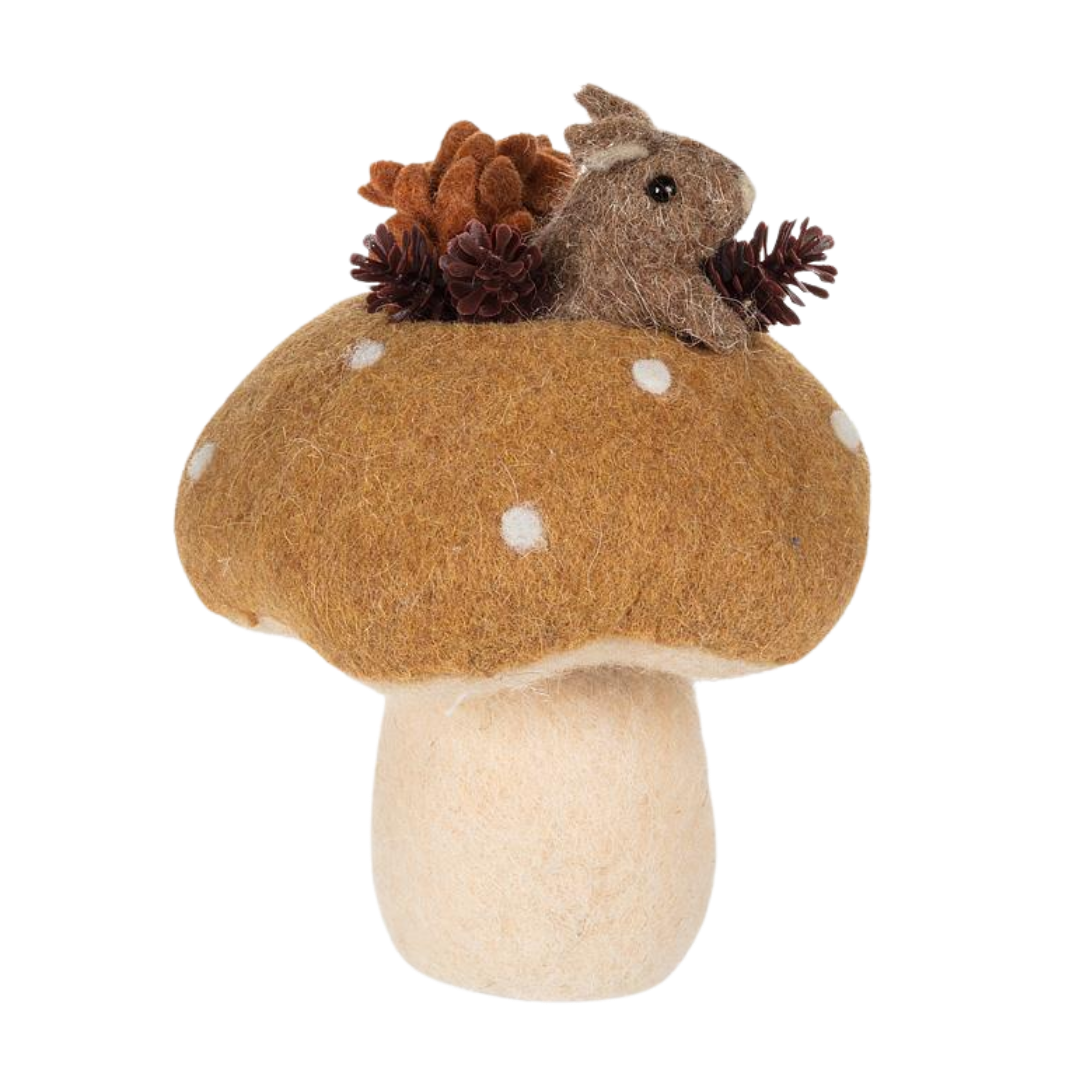 Mouse in Mushroom Peekaboo