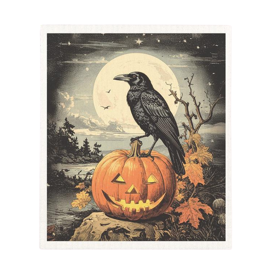 Pumpkin & Crow Swedish Dishcloth