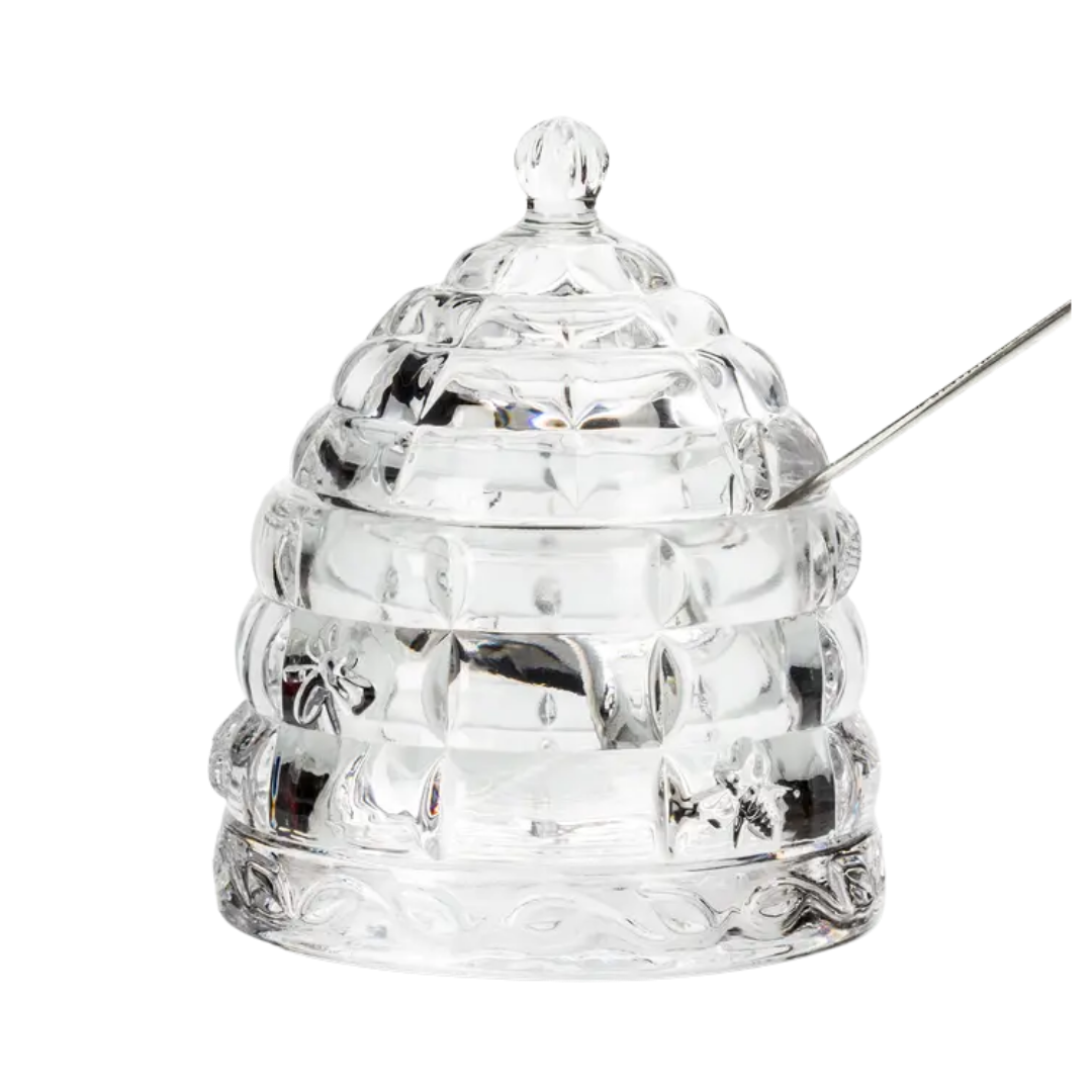 Beehive Honey Pot with Lid