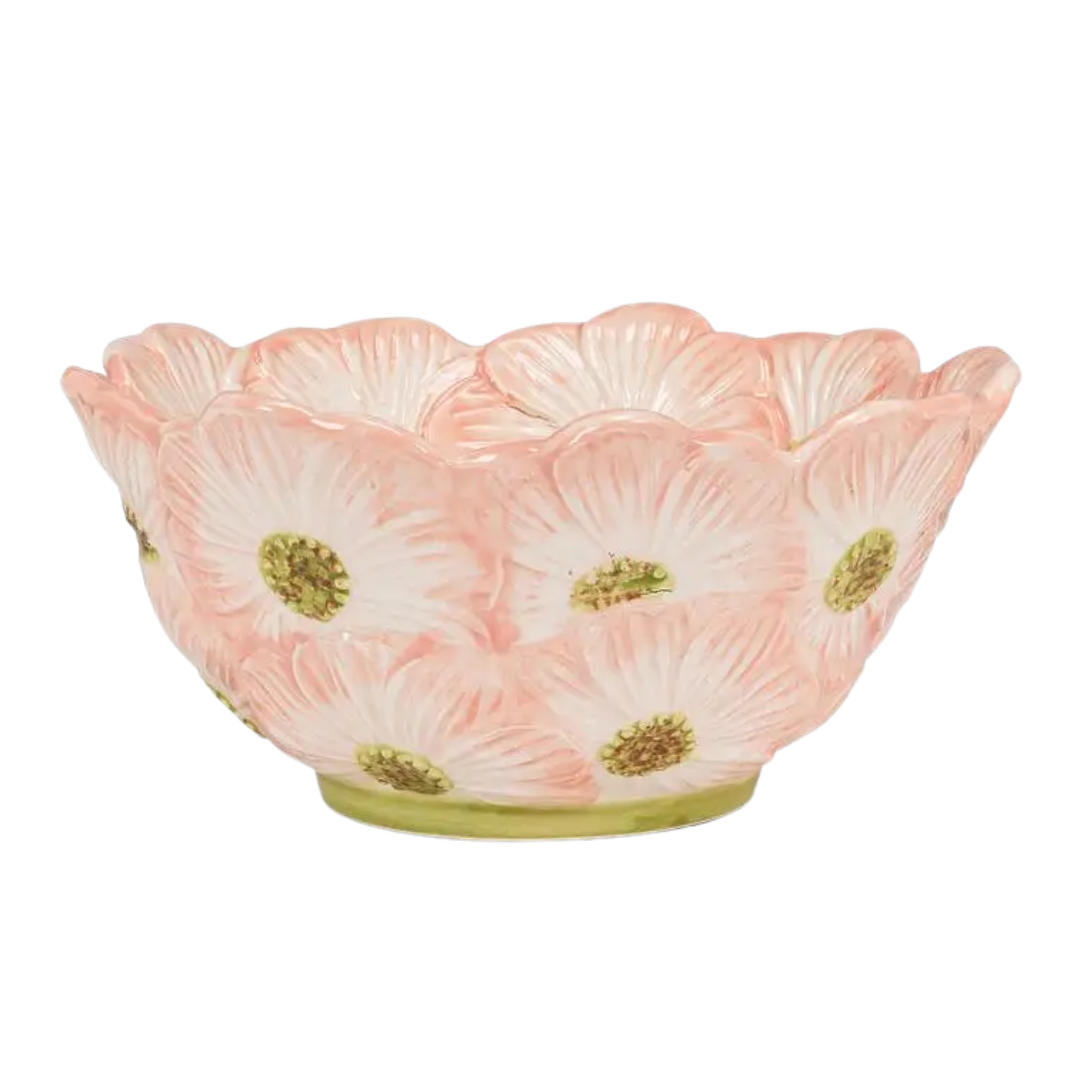 Pink Flower Bloom Bowl