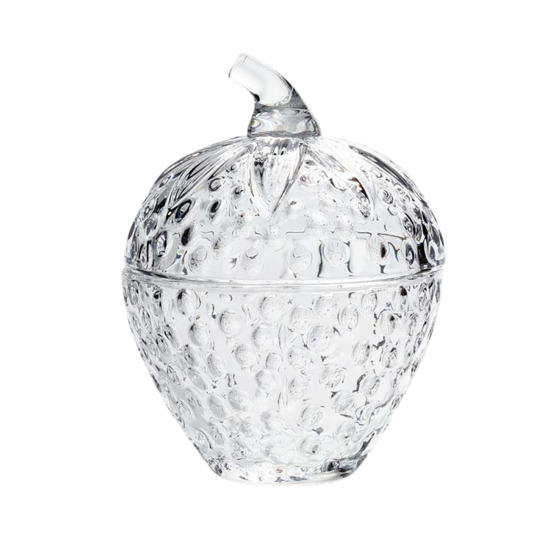 Strawberry Jam Jar with Lid