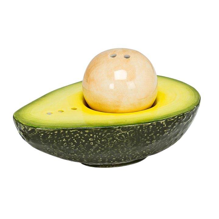 Avocado & Pit Salt & Pepper Shaker Set