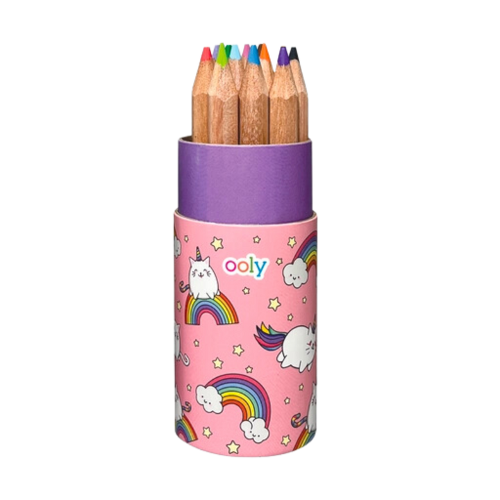 Draw 'n Doodle Mini Colored Pencils and Sharpener - Set of 12