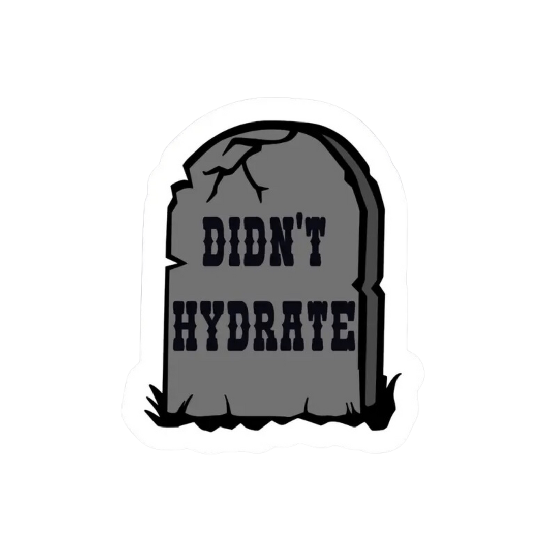 Didn't Hydrate Sticker