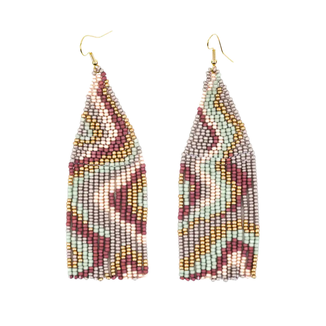 Psychedelic Fringe Earrings