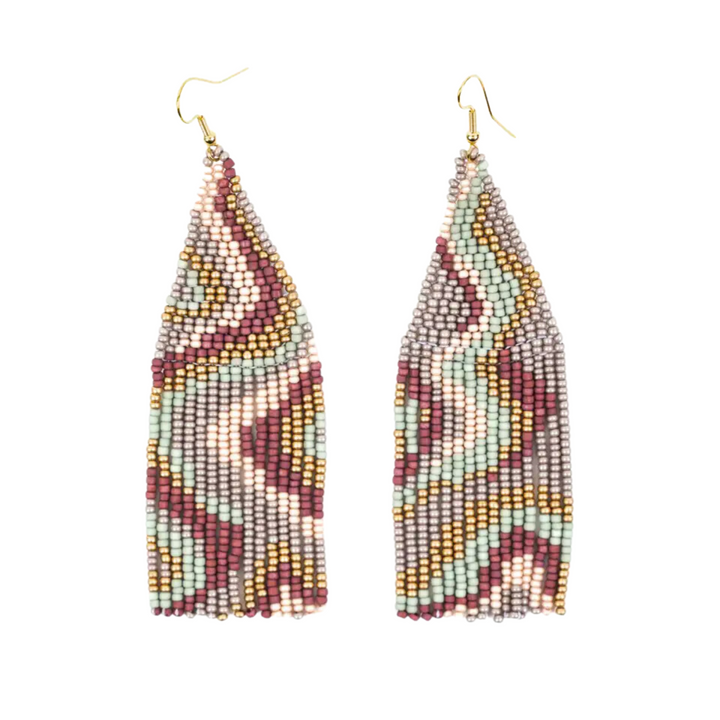 Psychedelic Fringe Earrings