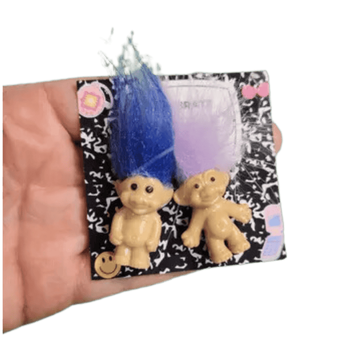 Funny Troll Doll Earrings