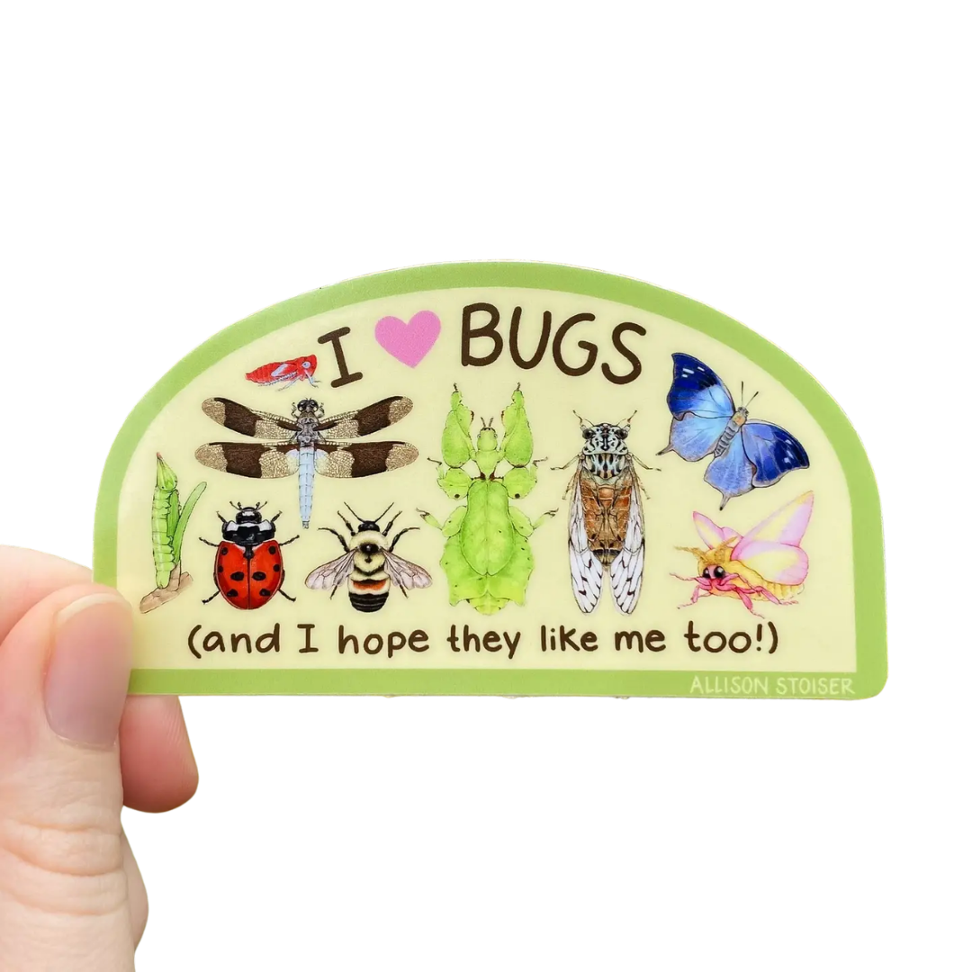 I ❤️ Bugs Vinyl Sticker