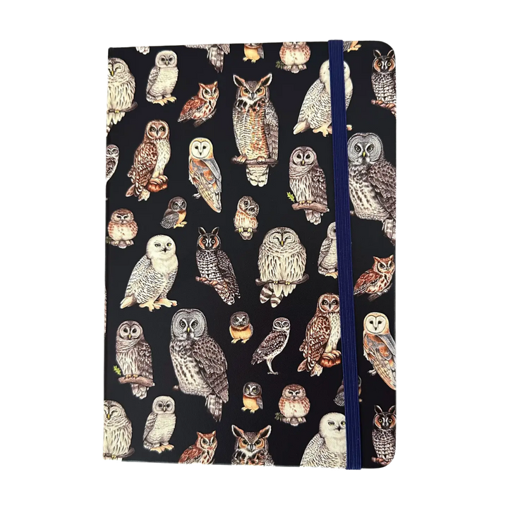 North American Owls Hardcover Journal