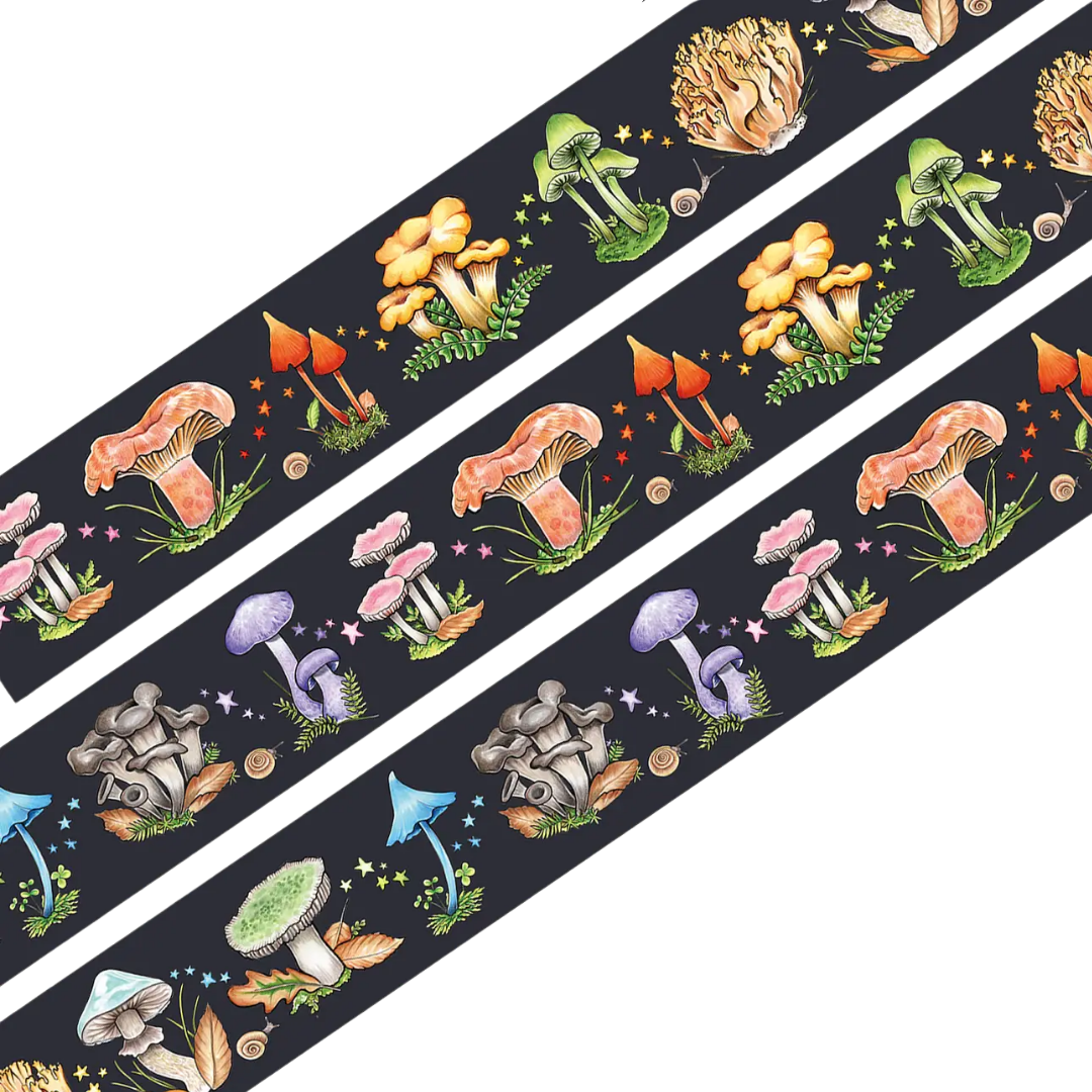 Rainbow Mushroom Washi Tape