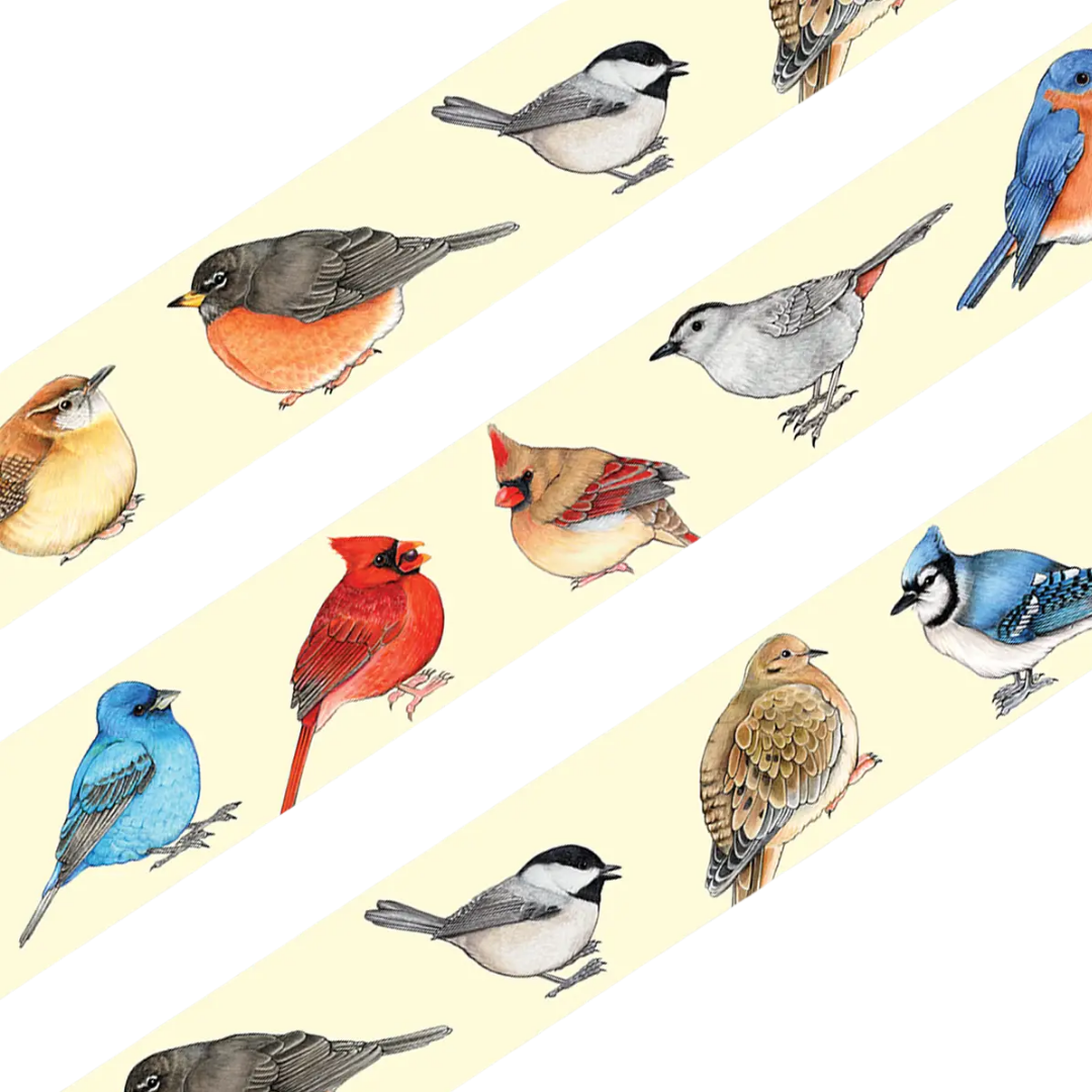 Backyard Birds Washi Tape