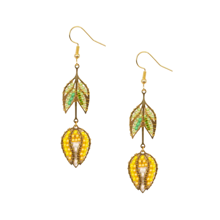 Hanging Tulip Earrings