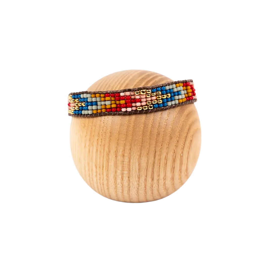 Golden Arrows Bead Bracelet