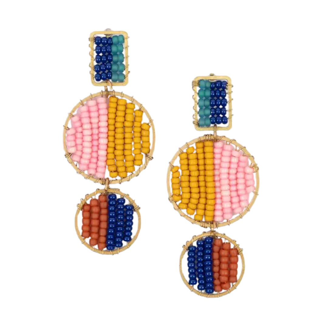 Mod Block Earrings
