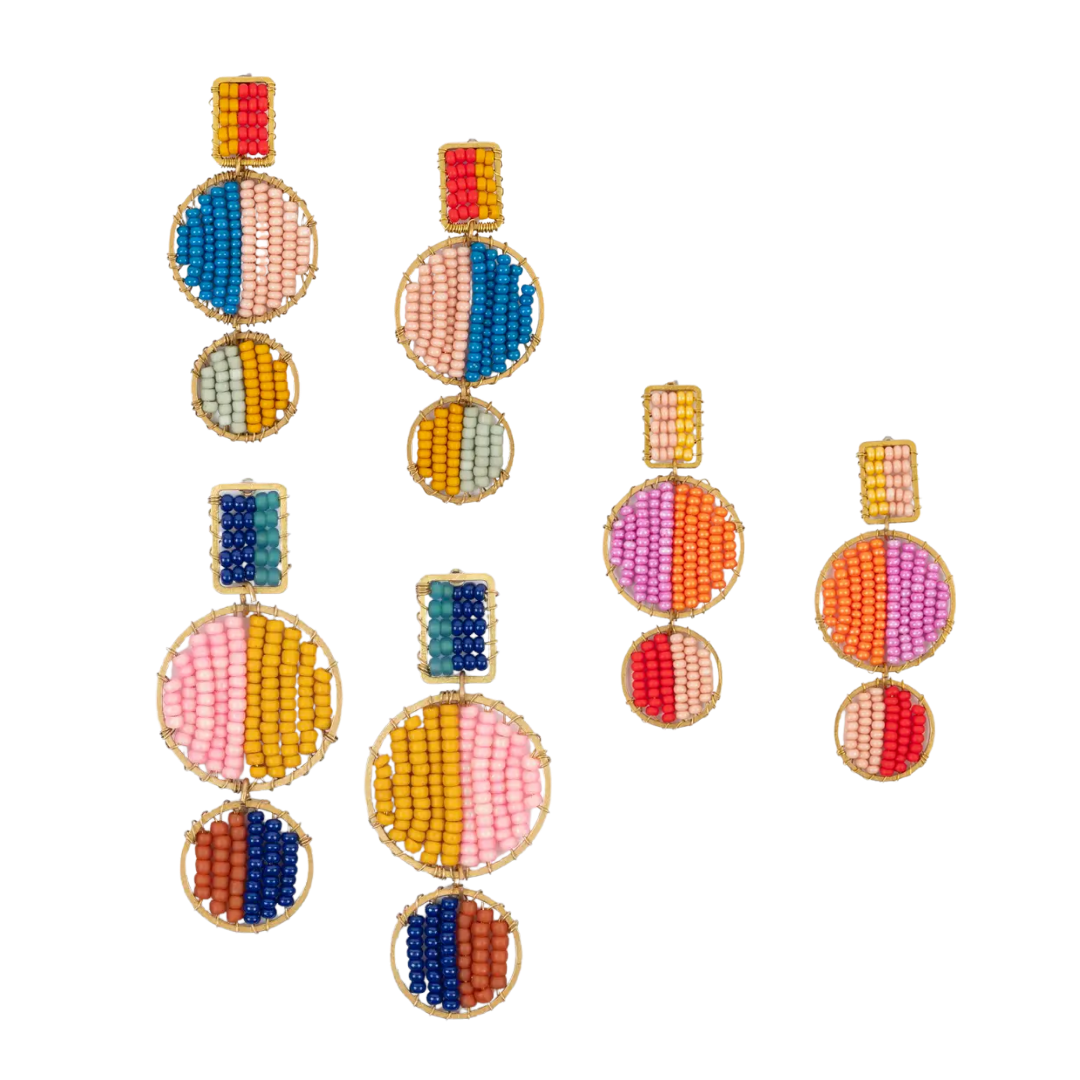 Mod Block Earrings