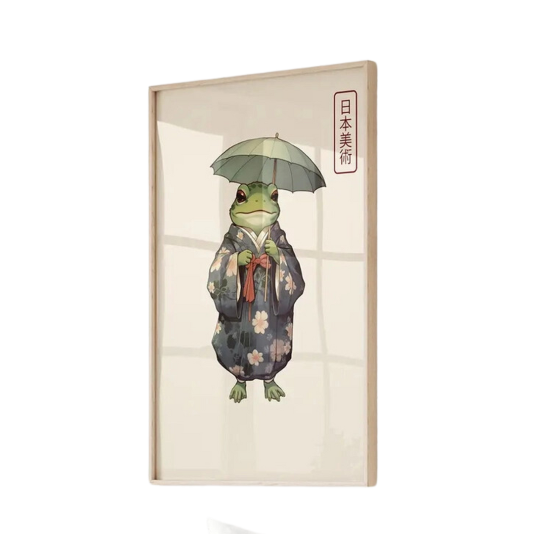 Matsumoto Hoji Frog Wall Art Print 18x24