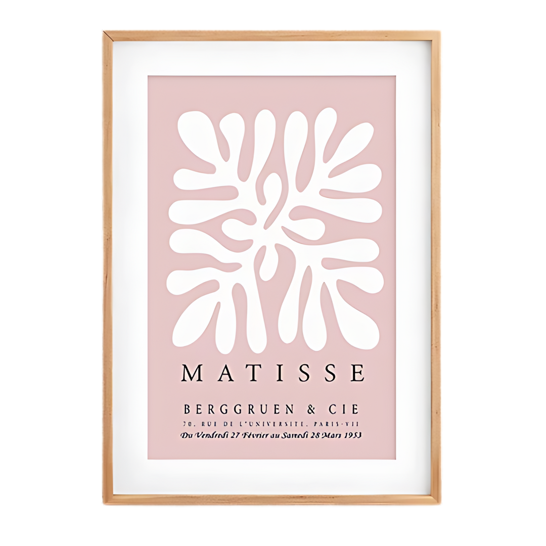 Blush & Beige Matisse Wall Art Print 18x24