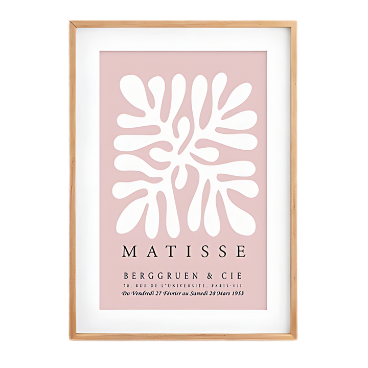 Blush & Beige Matisse Wall Art Print 18x24