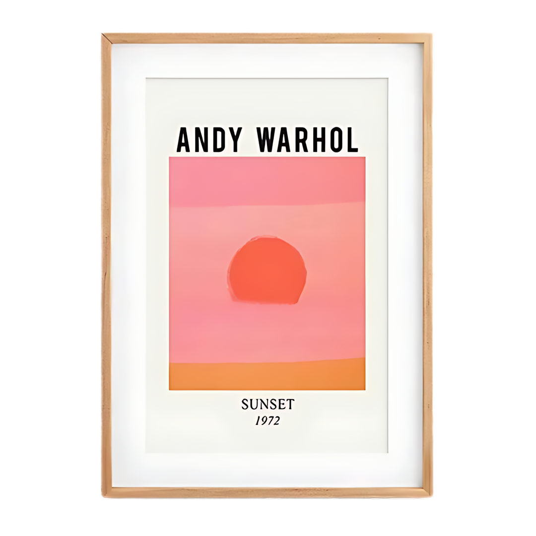 Colorful Bright Pink Pop Art 8x10