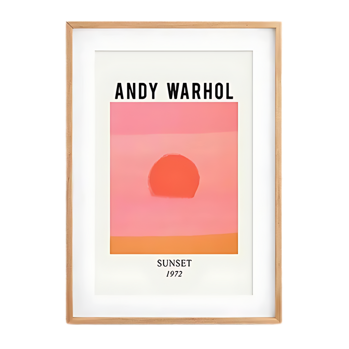 Colorful Bright Pink Pop Art Print 18x24