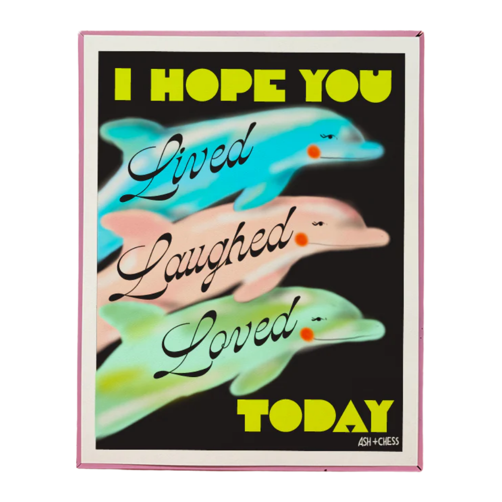 Lived Laughed Loved Art Print (11" X 14")
