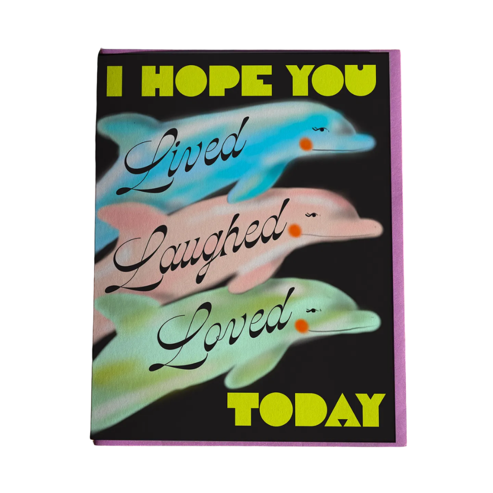 Lived Laughed Loved Card