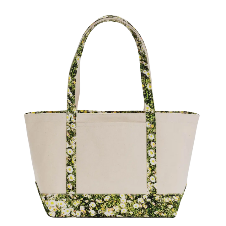 Medium Heavyweight Canvas Tote Daisy