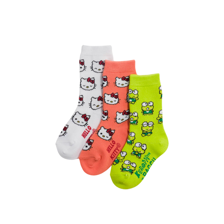 Kids Crew Socks - Set of 3