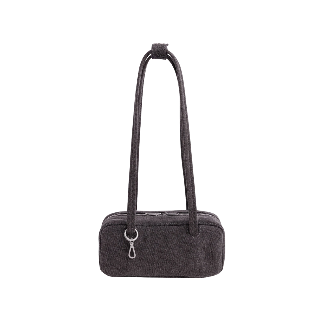 Small Denim Bowler Bag